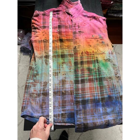 Reworked/upcycled flannel shirt - Picture 6 of 8